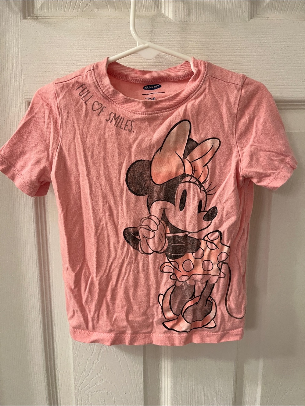 Old Navy Pink Minnie Mouse Tee with Graphic Bow